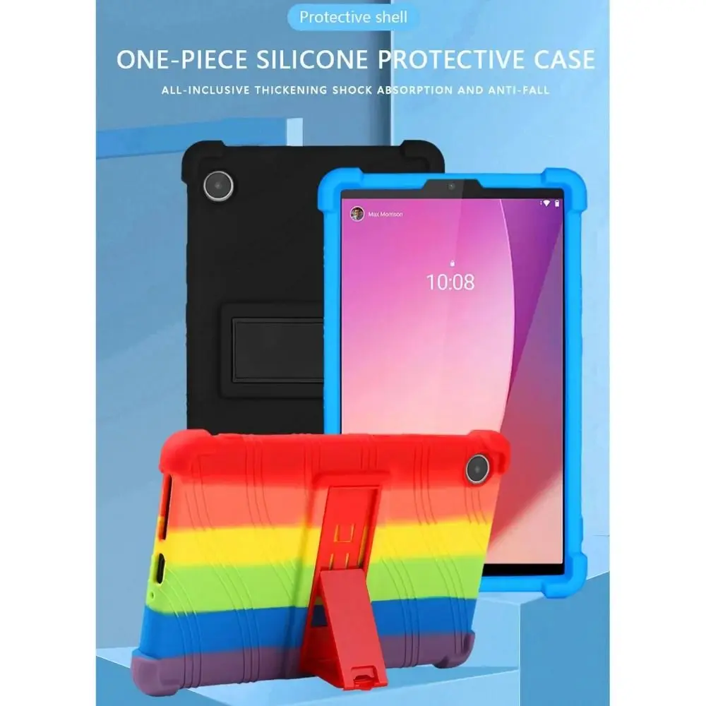 Ultra Thin Silicon Cover Case Silicon Soft Tablet Case Shockproof Durable Tablet Cover for Lenovo Tab M8 4th Gen/TB-300FU