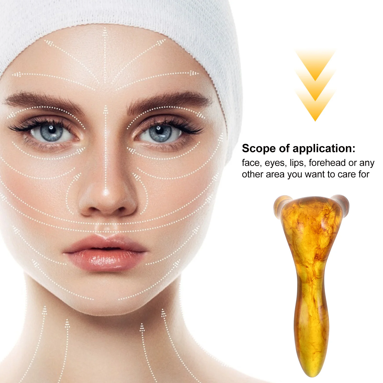 Strumento per scolpire il viso Raschietto per naso in resina per la cura della pelle e il contorno Dispositivo portatile per massaggio del viso per bellezza professionale