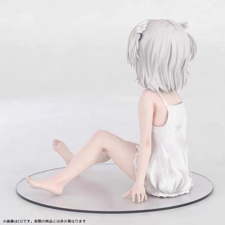 ตุ๊กตาโมเดลของเล่นเด็กผู้หญิงทำจากพีวีซีน่ารักตุ๊กตาขยับแขนขาได้น้อยน่ารักท่าตัวการ์ตูนแบบนั่งทำจากวัสดุ PVC มีกล่องใส่ของขวัญ