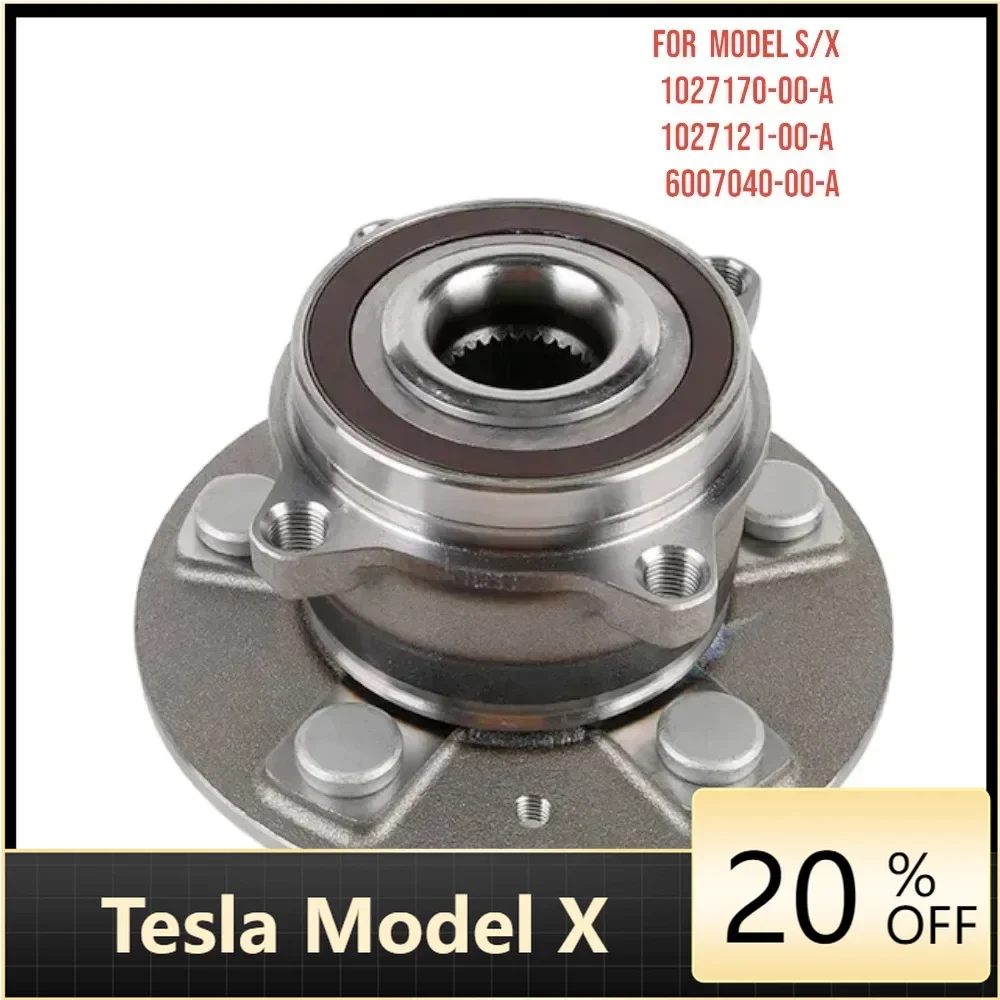 

New！ For Tesla Model S X 14-21 Front Wheel Hub Assembly AWD Bearing Compatible 1027170 1027121 6007040 High-Quality Upgrade