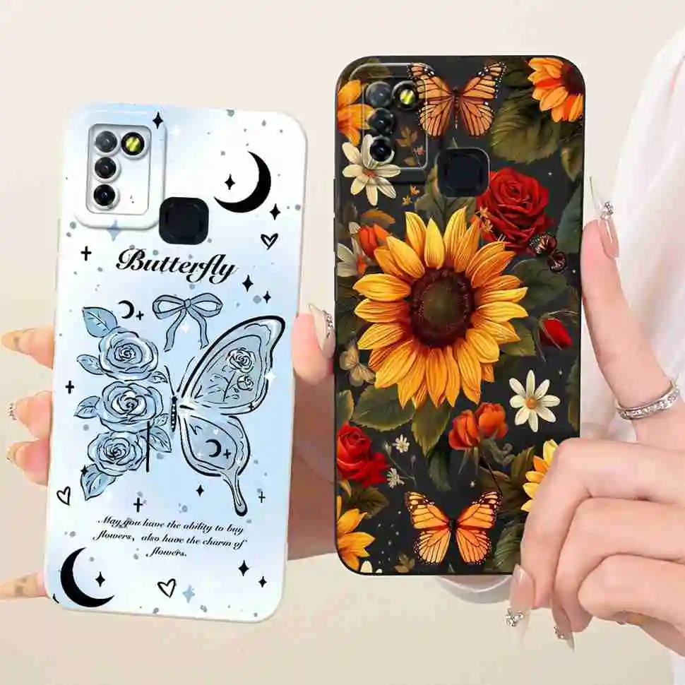 For Infinix Hot 10 Lite X657B Case Cute Cartoon Cat Print Silicone Back Cover For Infinix Hot 10Lite Phone Protection Cases - view 4