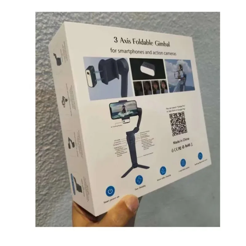 Professional Handheld Gimbal Stabilizer Smart Shooting Selfie Stick F12 With Tripod Gimbal Stabilizer Auto Face Tracking