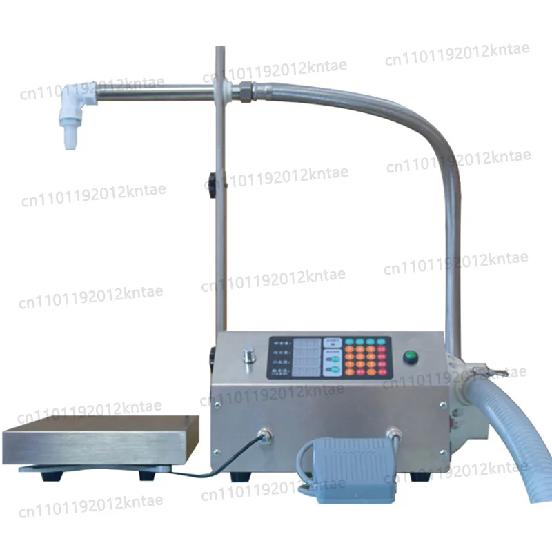 High-speed weighing and dispensing machine for automated filling of edible oil and laundry detergent into cans