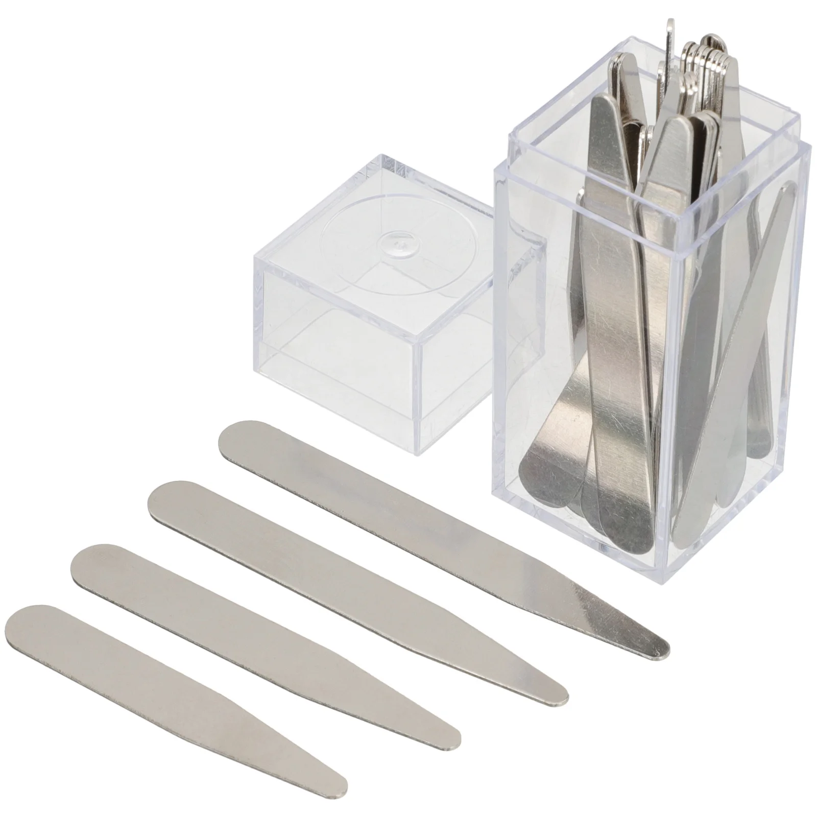 40 قطعة طوق القميص إدراج مريحة خفيفة الوزن طوق البقاء للرجال قمصان تمنع تدلى القميص يبقى للرجال