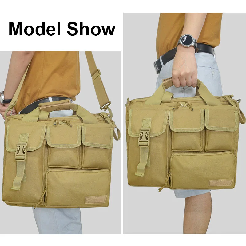 

Men's Vintage Canvas Messenger Bags Shoulder Bags Camping Outdoor Sports Bags Military Laptop Backpacks Tactical Totes