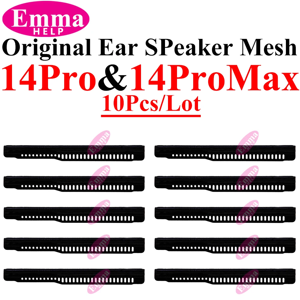 10Pcs Earpiece Ear Speaker Dust Filter Metal Mesh Net For iPhone 12 11 13 15 Pro Max 14 Plus XR XS X Top Adhesive Sticker Net