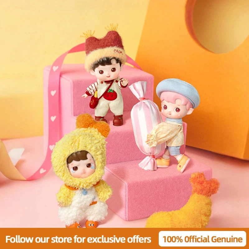 Подлинная POPMART HACI Little Foodie, шарнирная фигурка масштаба 1/12, слепая коробка, Коллекционная рождественская игрушка в подарок, милое украшение для рабочего стола Подлинная POPMART HACI Little Foodie, шарнирная фигурка масштаба 1/12, слепая коробка, Коллекционная рождественская игрушка в подарок, милое украшение для рабочего стола