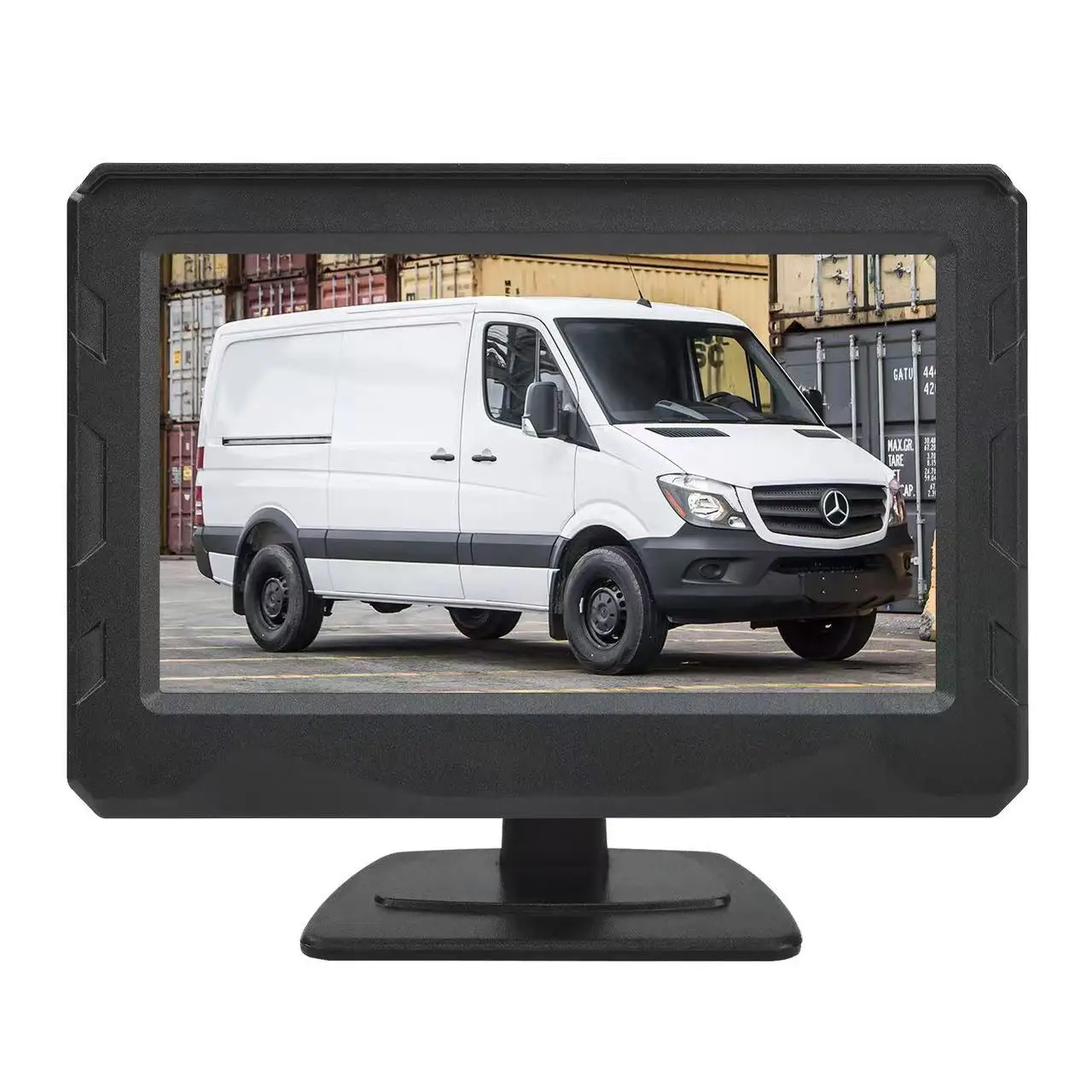 Cámara de visión trasera de coche con Monitor para estacionamiento de camiones, cámara trasera con pantalla de 4,3 ", visión nocturna, fácil instalación