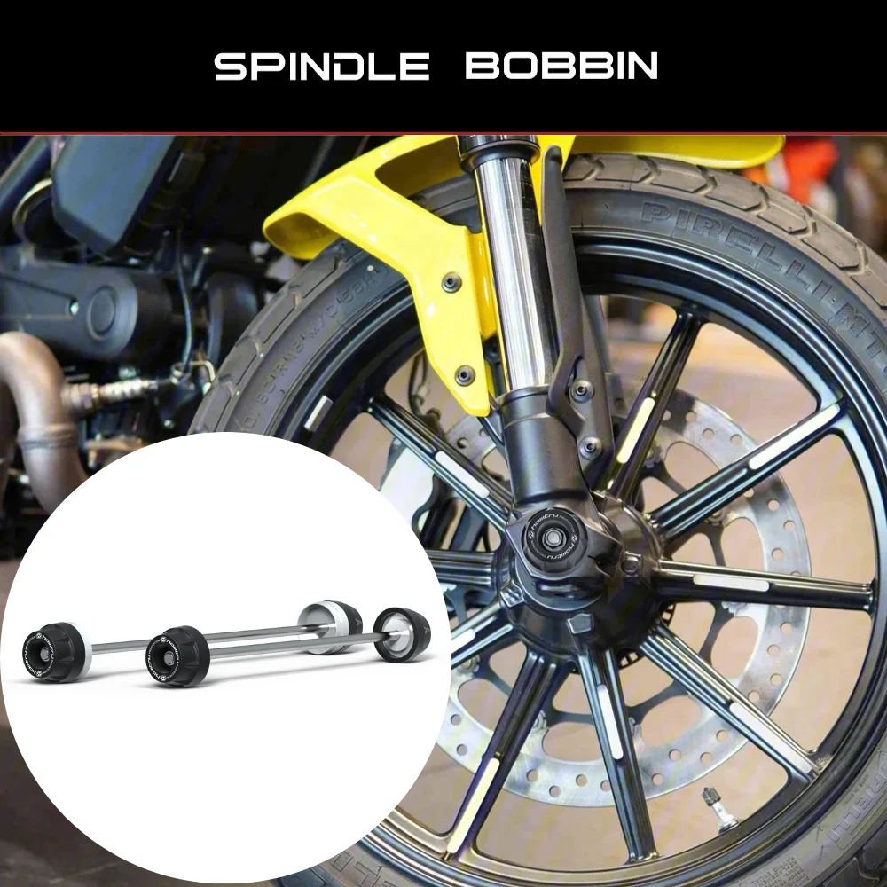 

Wheel Spindle Axle Sliders Crash Protector Cover Set for DUCATI Multistrada 1260 Enduro Pro / 950 S 2017-2021