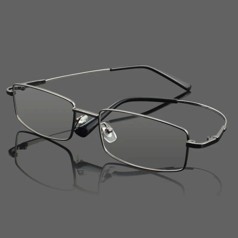 New Men's Metal Alloy Full Frame Myopia & Hyperopia Glasses Frames , Square Male Business Eyeglasses Frame F8170