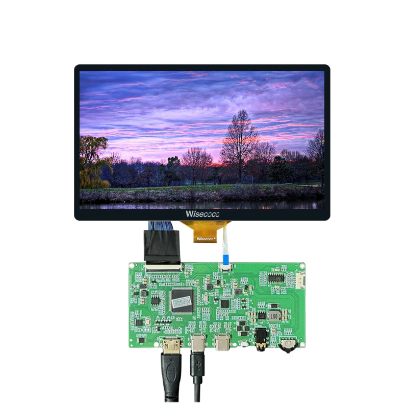 Module LCD Wisecoco 7 pouces 1920x1080 FHD 120HZ IPS tactile pour Raspberry Pi, consoles de jeux, écrans de voiture, tablettes, écrans VR