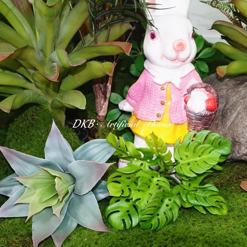 Combination Style Live Artificial Bonsai Tree Set High Assurance Plastic Pot Faux for Home Office Decoration Perfect Birthday