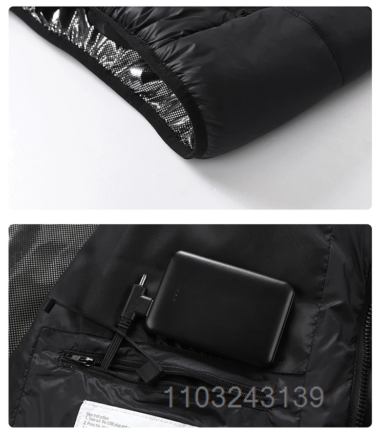 23 Areas Heated Jacket Men Warm Vest USB Self Heating Jacket Women Heated Coat Ski Camping Hiking Winter Cotton Clothes Washed 24 S552eff84720e4c7bb9081097d9dab5d8p
