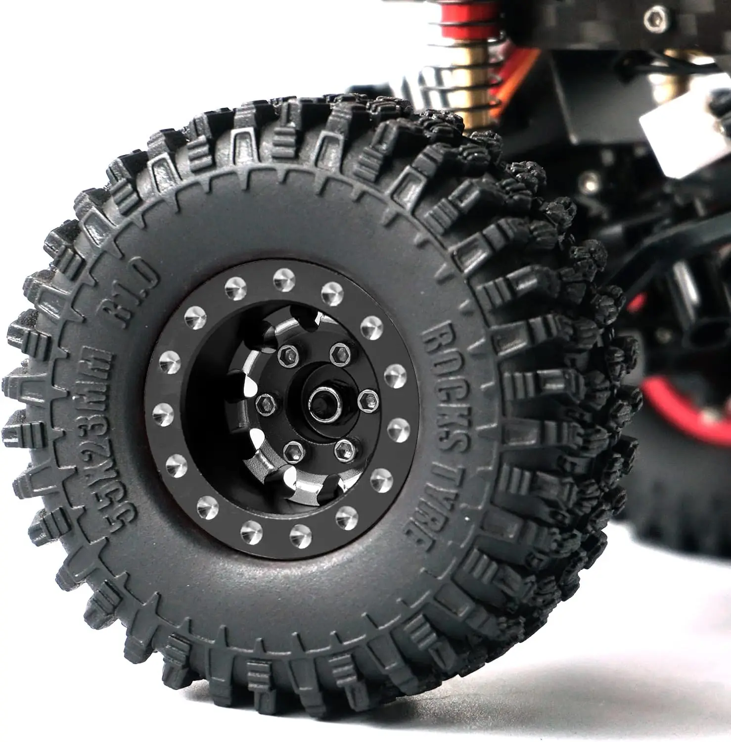 Koła OGRC 1.0 głębokie wygięcie felgi z ujemnym przesunięciem 7mm dla osiowych SCX24 Gladiator Bronco C10 JLU DB gąsienica RC części do modernizacji