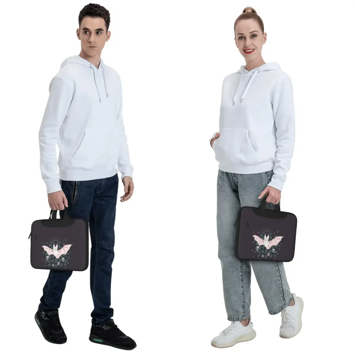 Familiar - Desert Long Eared Bat Crossbody Laptop Bag Case Computer Bag Resistant Protective Notebook Pouch for Lenovo