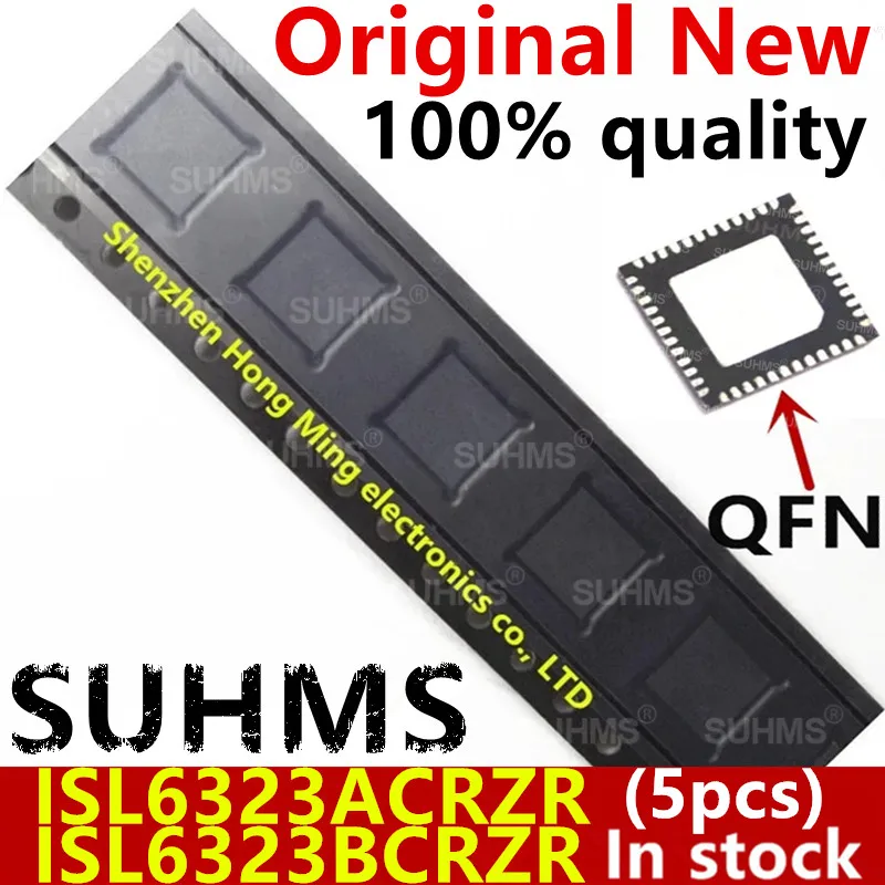 (5piece) 100% New ISL6323A ISL6323B ISL6323ACRZ ISL6323BCRZ ISL6323ACRZR ISL6323BCRZR QFN-48 Chipset