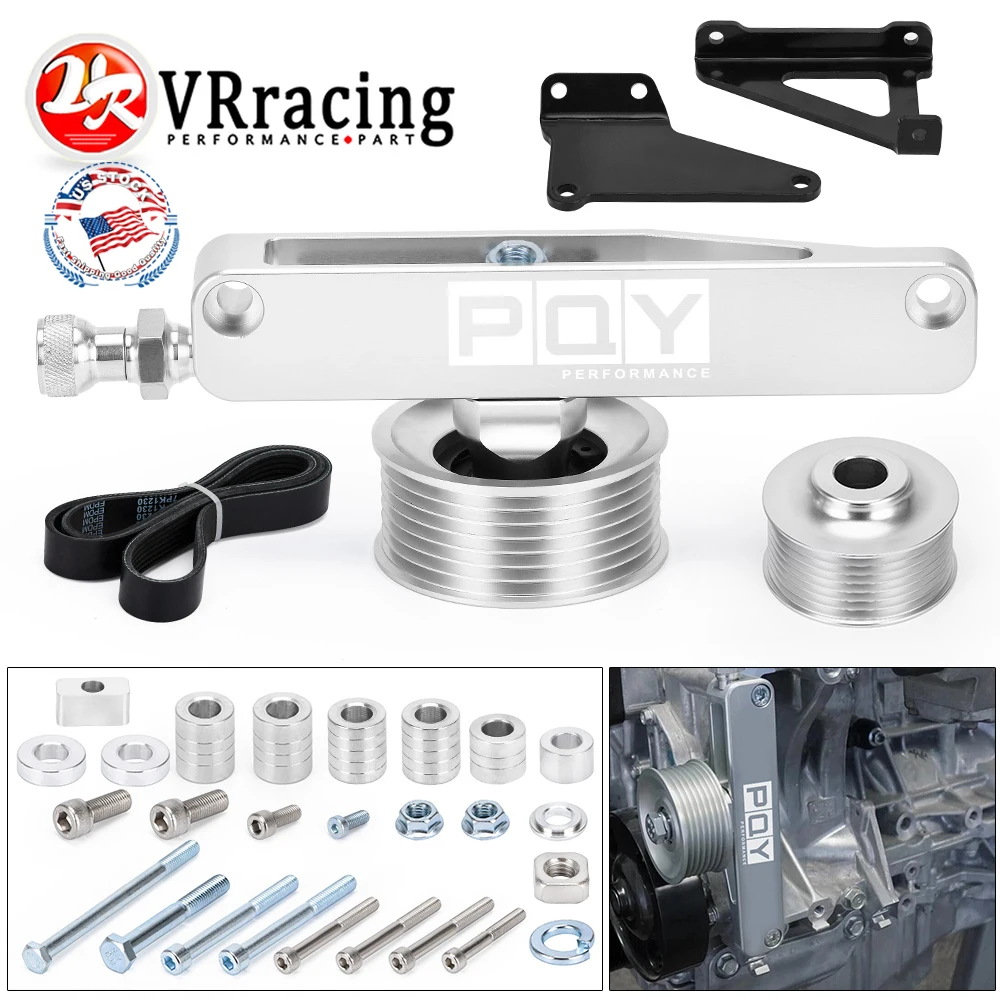 

VR - A/C & P/S Eliminator Delete Pulley Kit For Honda Acura K20 K24 Engines CPY03S-QY
