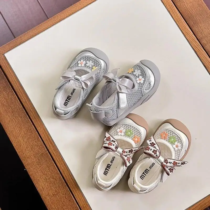 

Kawaii Casual Shoe Childrens Shoes Summer Princess Shoes Baby Walking Shoes Mesh Casual Shoes for Little Girls Cute Non-Slip﻿
