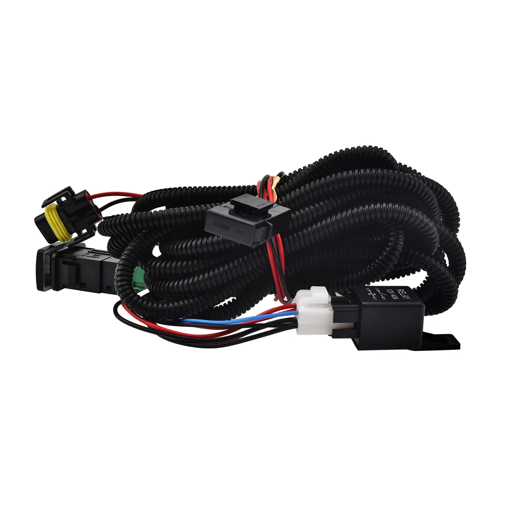 Led DRL Luci Diurne Fendinebbia Montaggio Per TOYOTA HIACE COMMUTER 2014 2015 2016 Luci Diurne Fili Interruttore Segnale di Girata