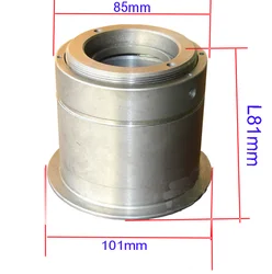 Turret Milling Machine Spindle Pulley Clutch Seat Belt Pulley Shaft Sleeve A4+11 Slow Gear 6207 Bearing Seat