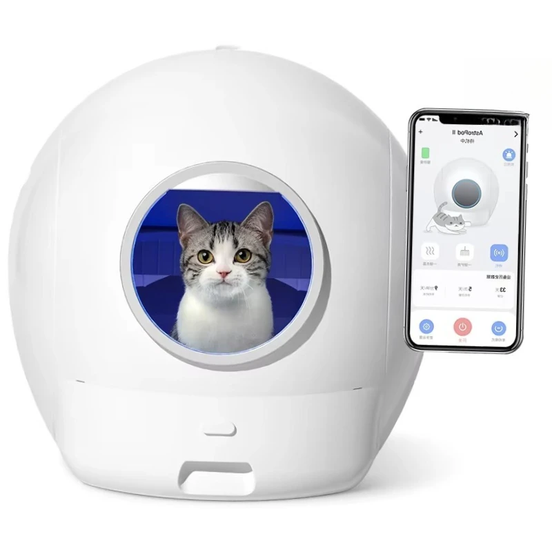 Self-cleaning Cat Litter Box Automatic Cat Litter Box for Multi Cats Smart Litter Box With App Control for Pet Supplies