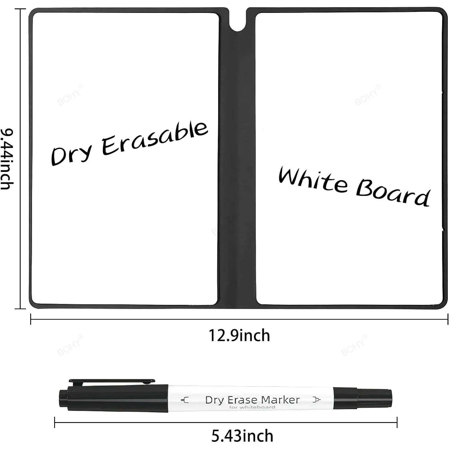 A5 Portable Magic Reusable Whiteboard Notebook Weekly Planner Stylish Office Notebooks Memo Whiteboard with Pen Erasing Clot