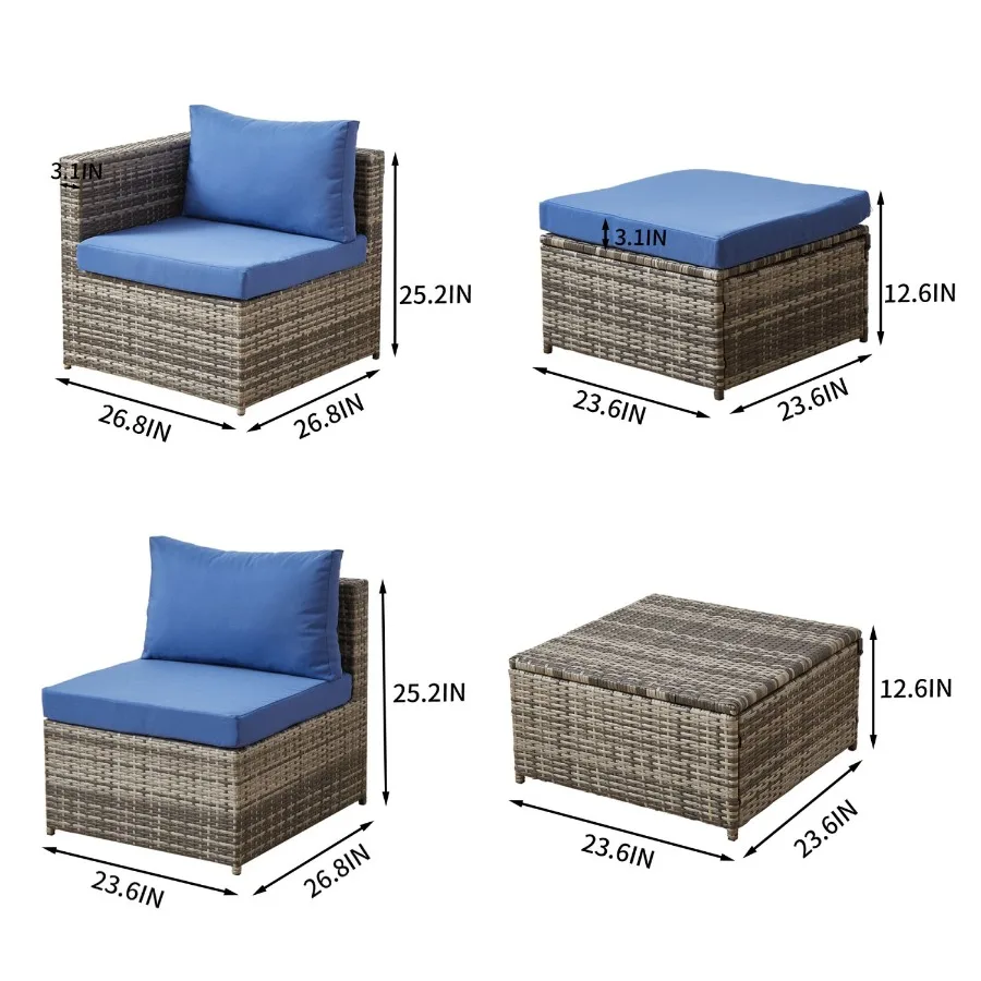 

Диван-патио с подушками