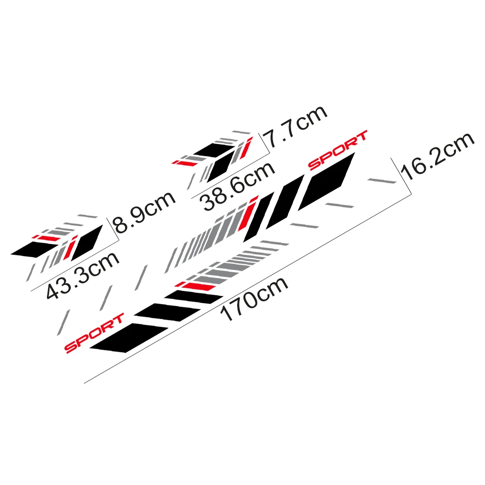 

For Audi A4 B8 B9 B7 8W 8K 8E B6 Avant Allroad TFSI Quattro Car Graphics Door Sticker Sport Styling Trims Exterior Accessories