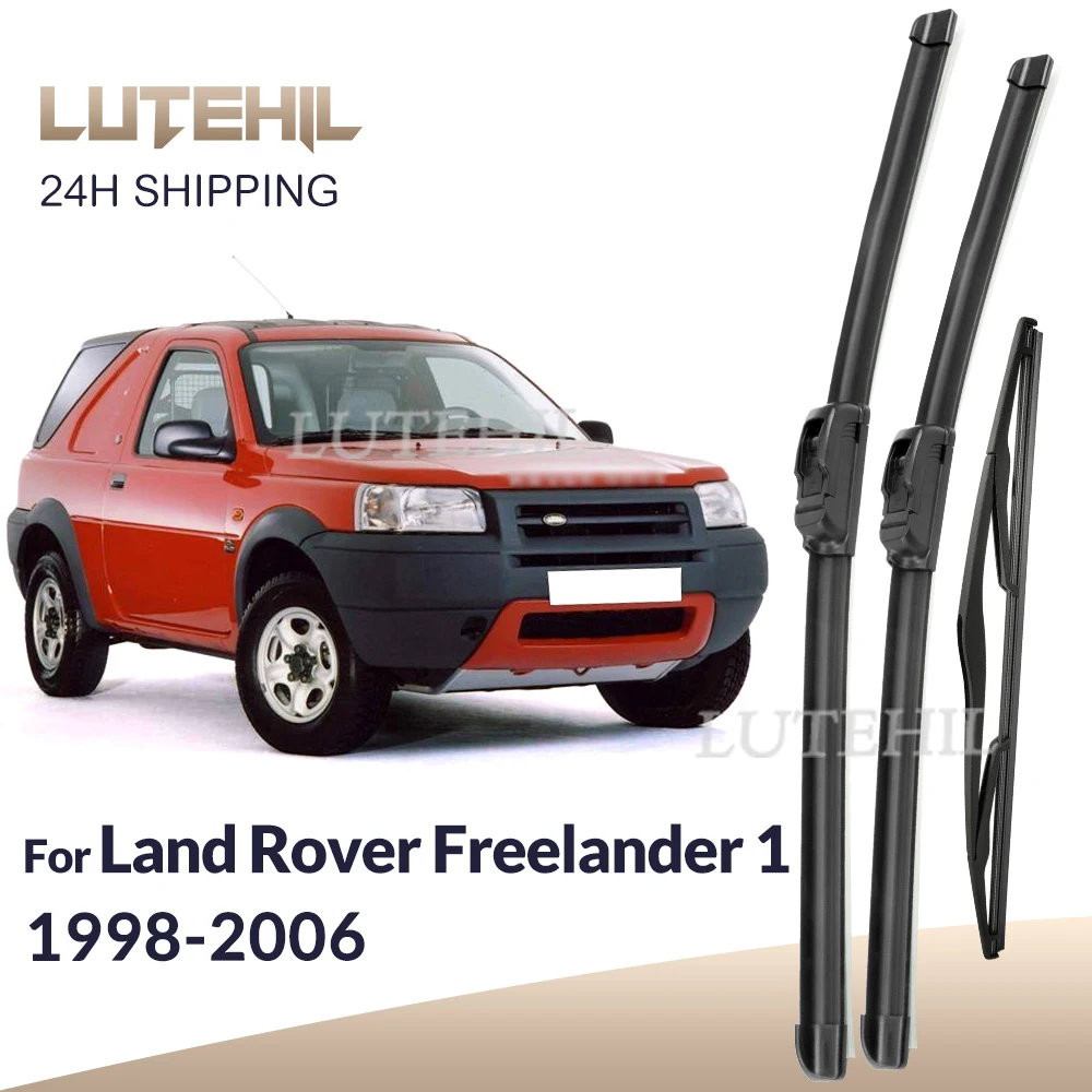 For Land Rover Freelander 1 1998-2006 1999 2000 Wiper Front & Rear Wiper Blades Windshield Windscreen Window Brushes 22