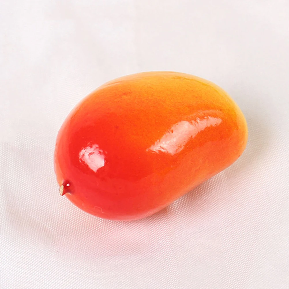 

30pcs Mini Artificial Mangos Realistic Foam Fruits Decor House Photo Props Desktop Decor Safe Kids Educational Toy