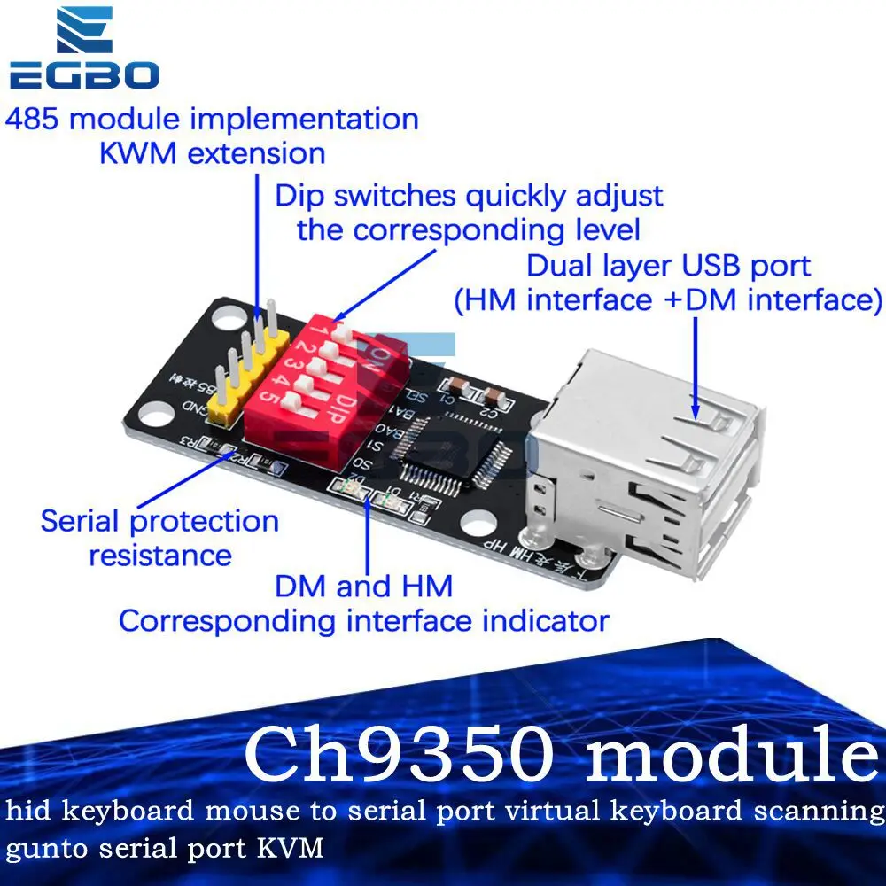 CH9350 Hid To Seria…