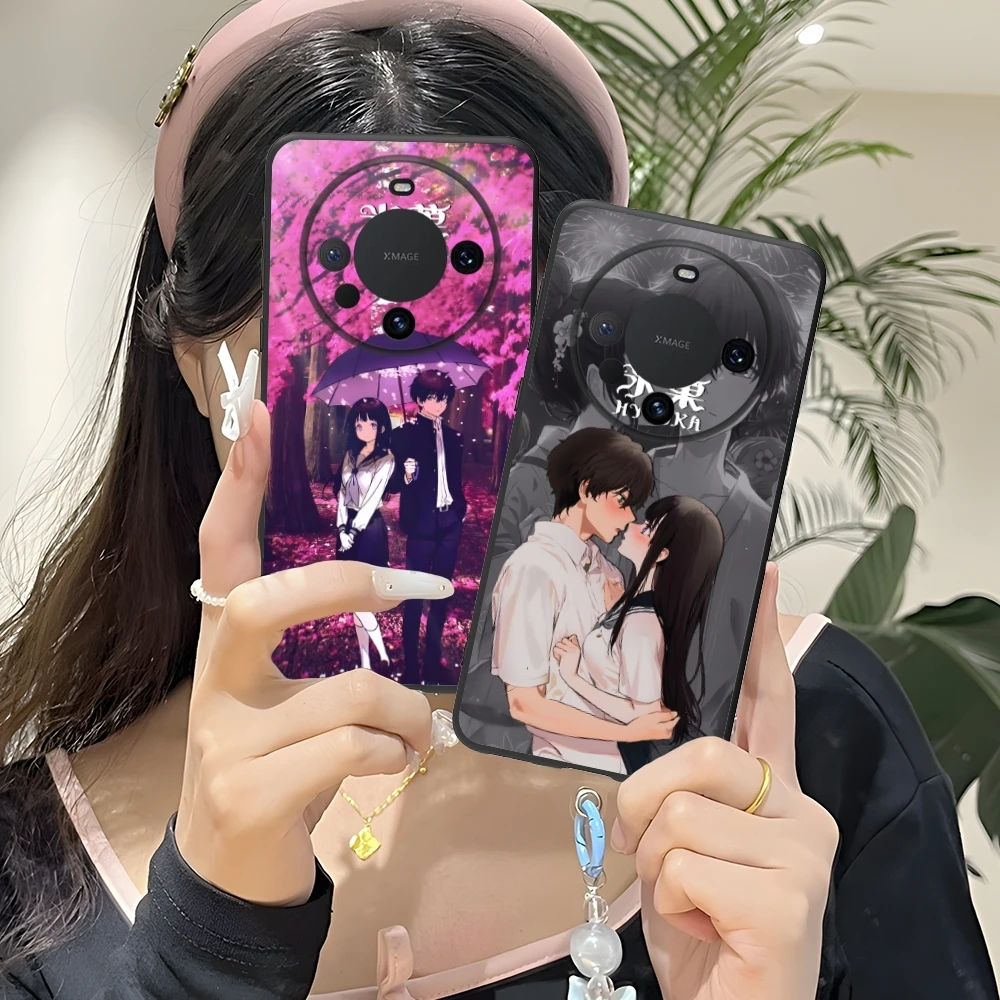 Hyouka Chitanda Oreki Чехол для мобильного телефона Huawei Mate 60 50 40 30 20 10 Pro Plus Lite E 5G черный мягкий чехол для телефона