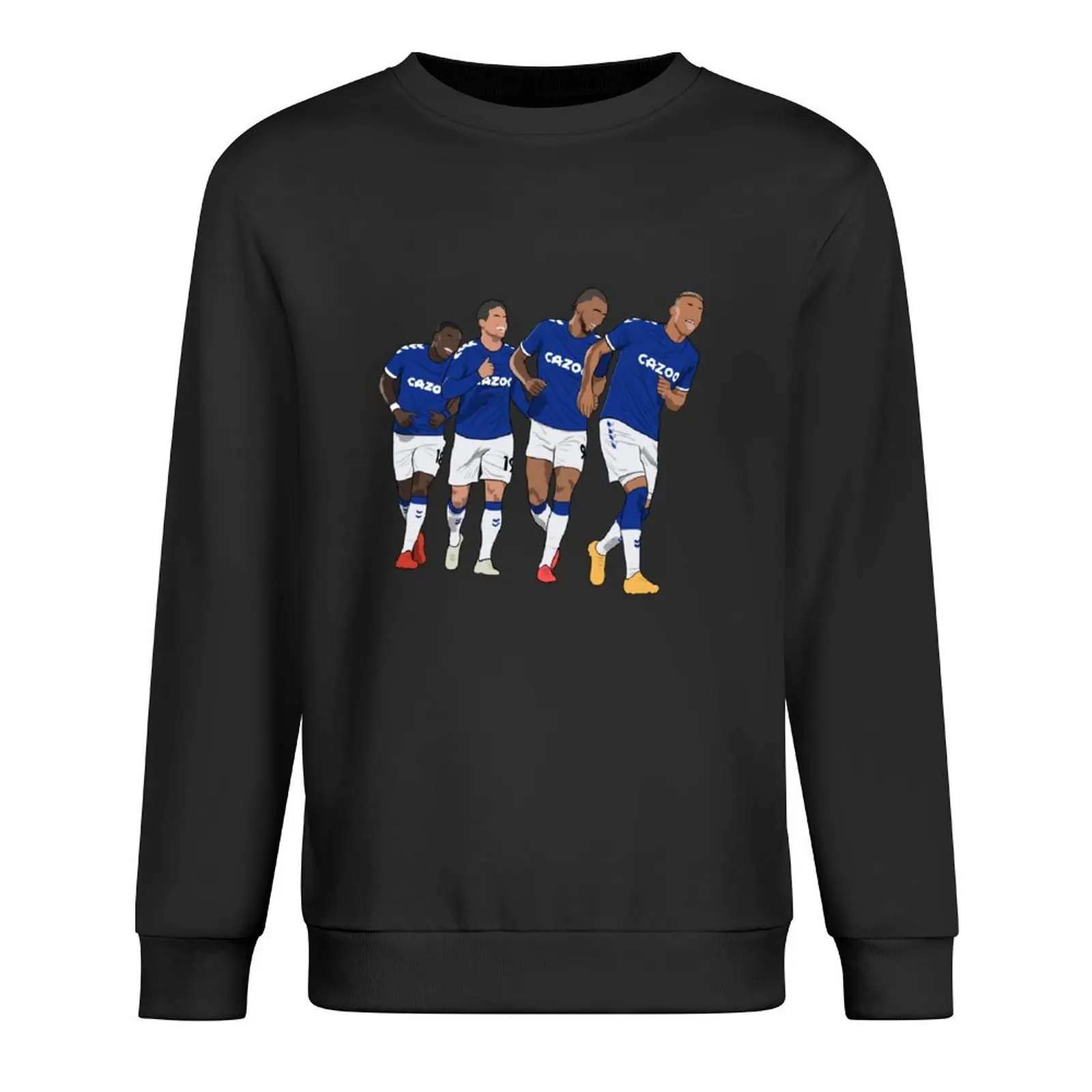 

Everton Goal Celebration Richarlison Calvert Lewin Rodriguez Nkounkou Pullover men's winter sweater male clothes men sweatshirt