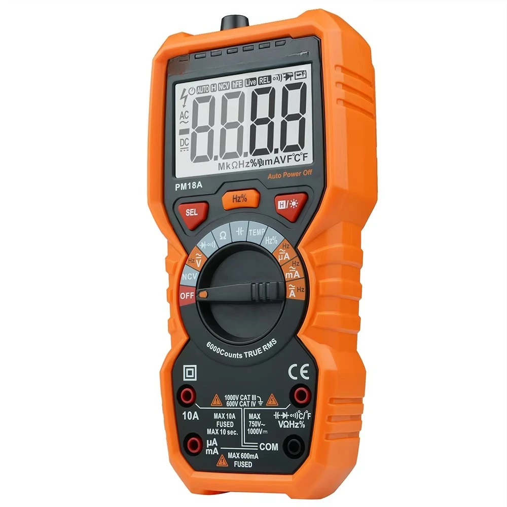 Digital Multimeter AC DC Voltage True RMS Multimeter