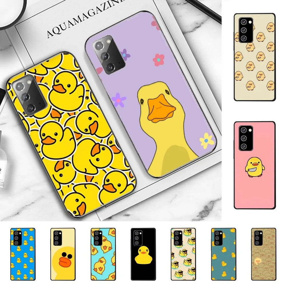 Yellow Duck Phone Case For Samsung Note 8 9 10 20 pro plus lite M 10 11 20 30 21 31 51 A 21 22 42 02 03