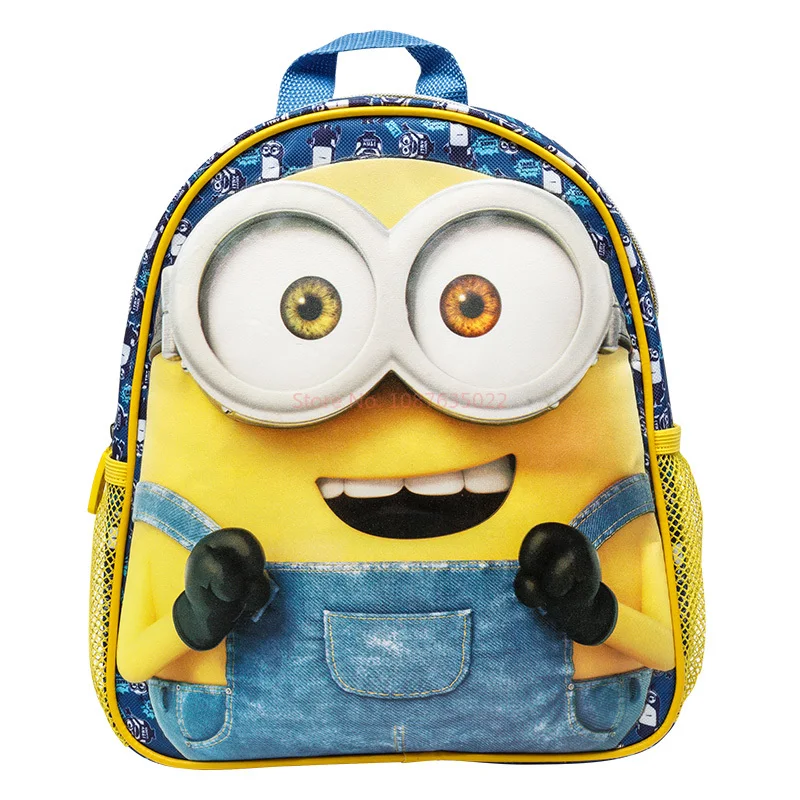 New Hot Minions Mini Schoolbag Boys And Girls Casual Bag Children\'S Cartoon Backpack Student Travelling Shoulder Bag Gift