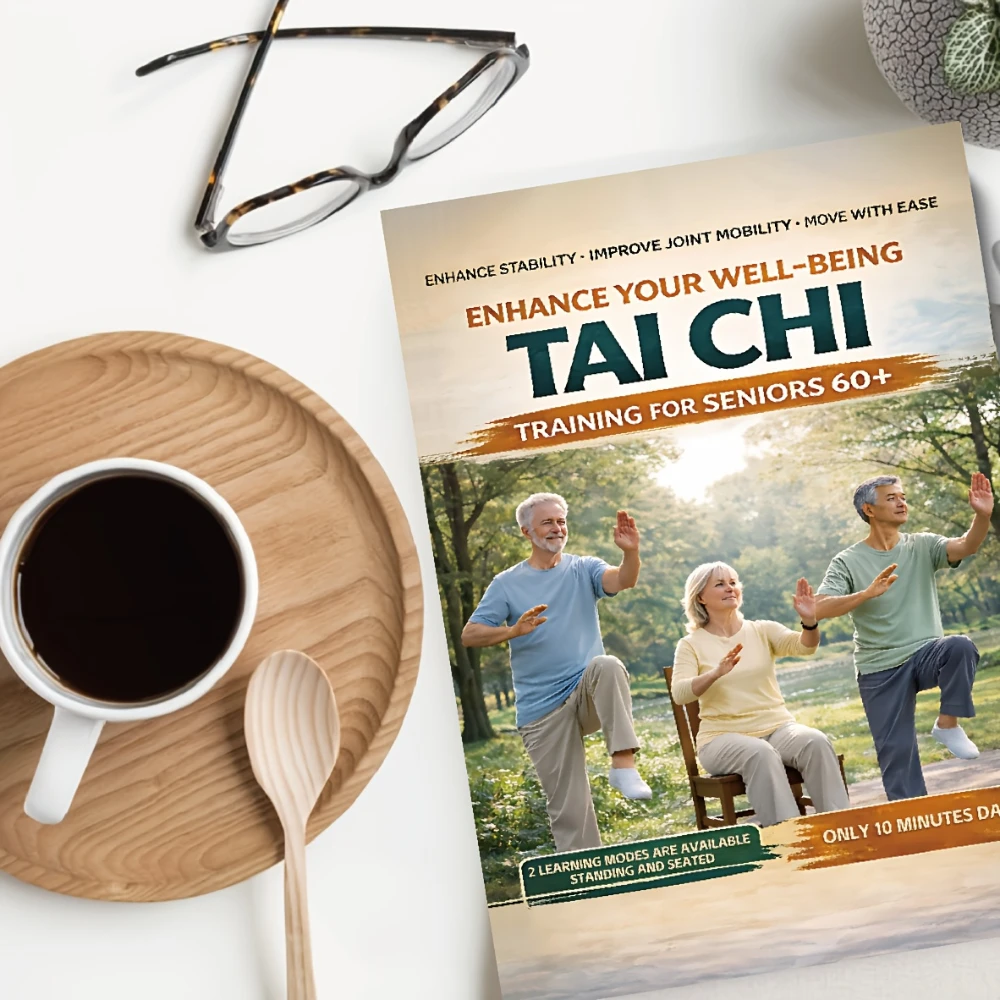 Gentle Tai Chi Exercise Guide for Seniors 10-Minute Daily Routine  Improve Balance & Joint Flexibility 4-Week Home Program