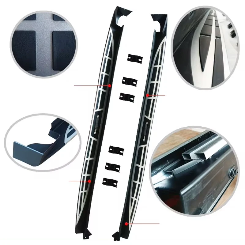 OE running board board side step bar for Hyundai IX45 Santa Fe Sport 2013-2018,ISO9001 quality,original style.quality supplier