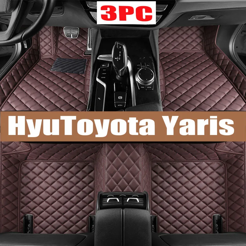 Car Floor Mats For Toyota Yaris Hybrid Mazda2 Hybrid MXPH11 2021 2022 2023 Waterproof Protective Pad Floor Cover Car Accessories