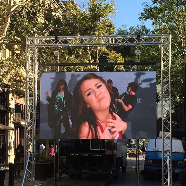 أفضل بيع جودة عالية P3.91 شاشة LED للإيجار الخارجي 3x4 جدار فيديو LED للإيجار #2