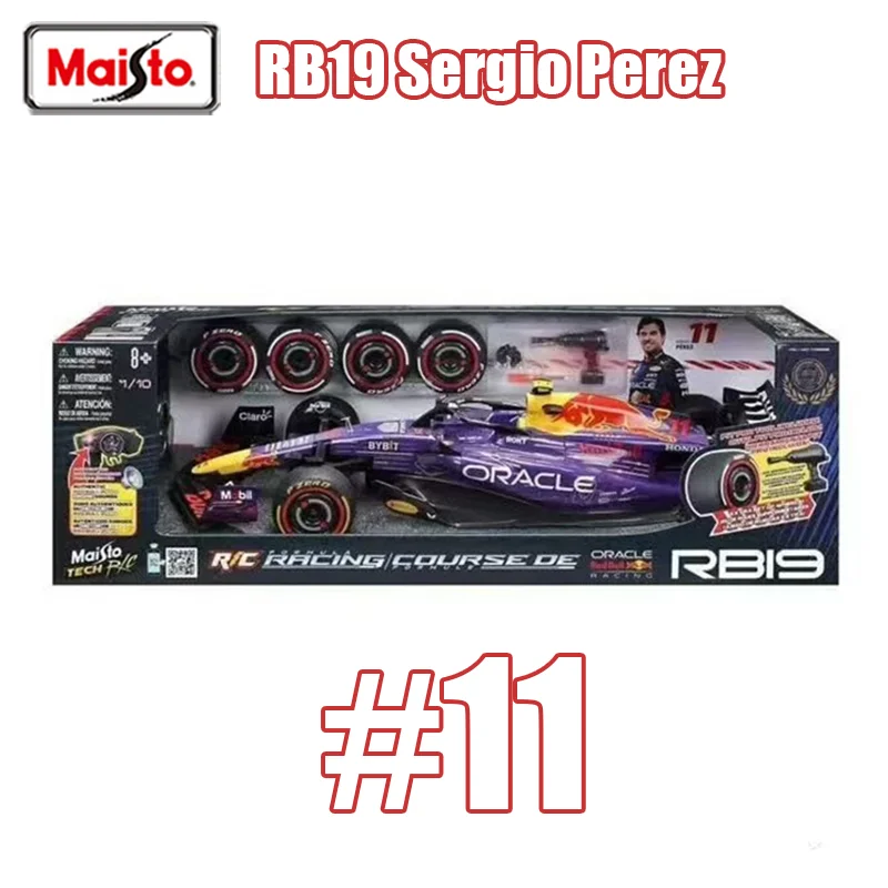 متوفر في المخزون مايستو F1 1:10 Rc ريد بول Rb19 فيستابن ميامي لاس فيغاس فيراري Sf-23 Leclerc ماكلارين Mcl38 محاكاة لعبة مجسمة هدية #3