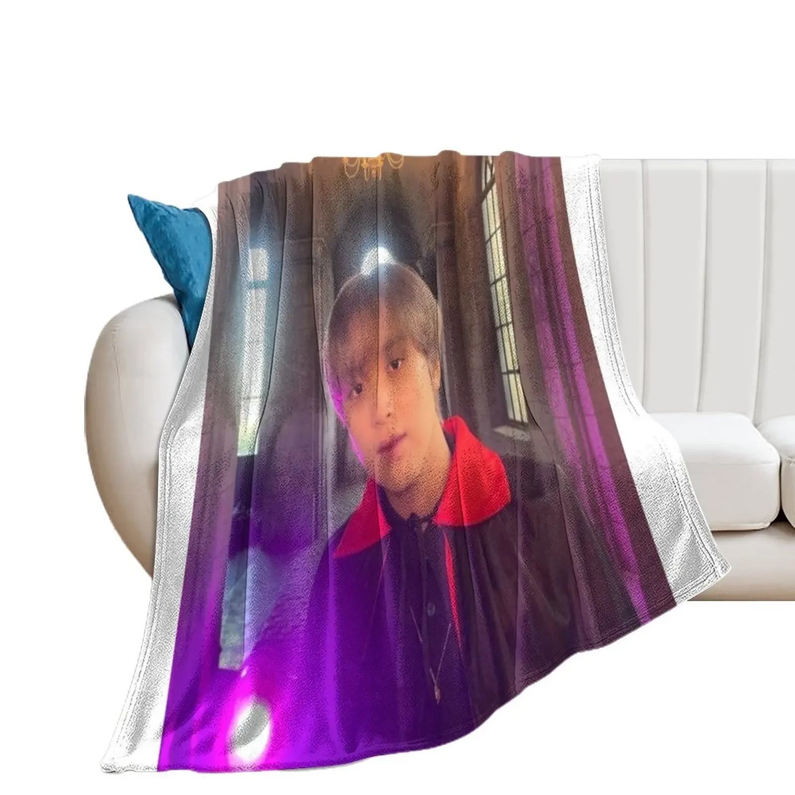 vampire haechan Throw Blanket Hairy Travel valentine gift ideas Blankets