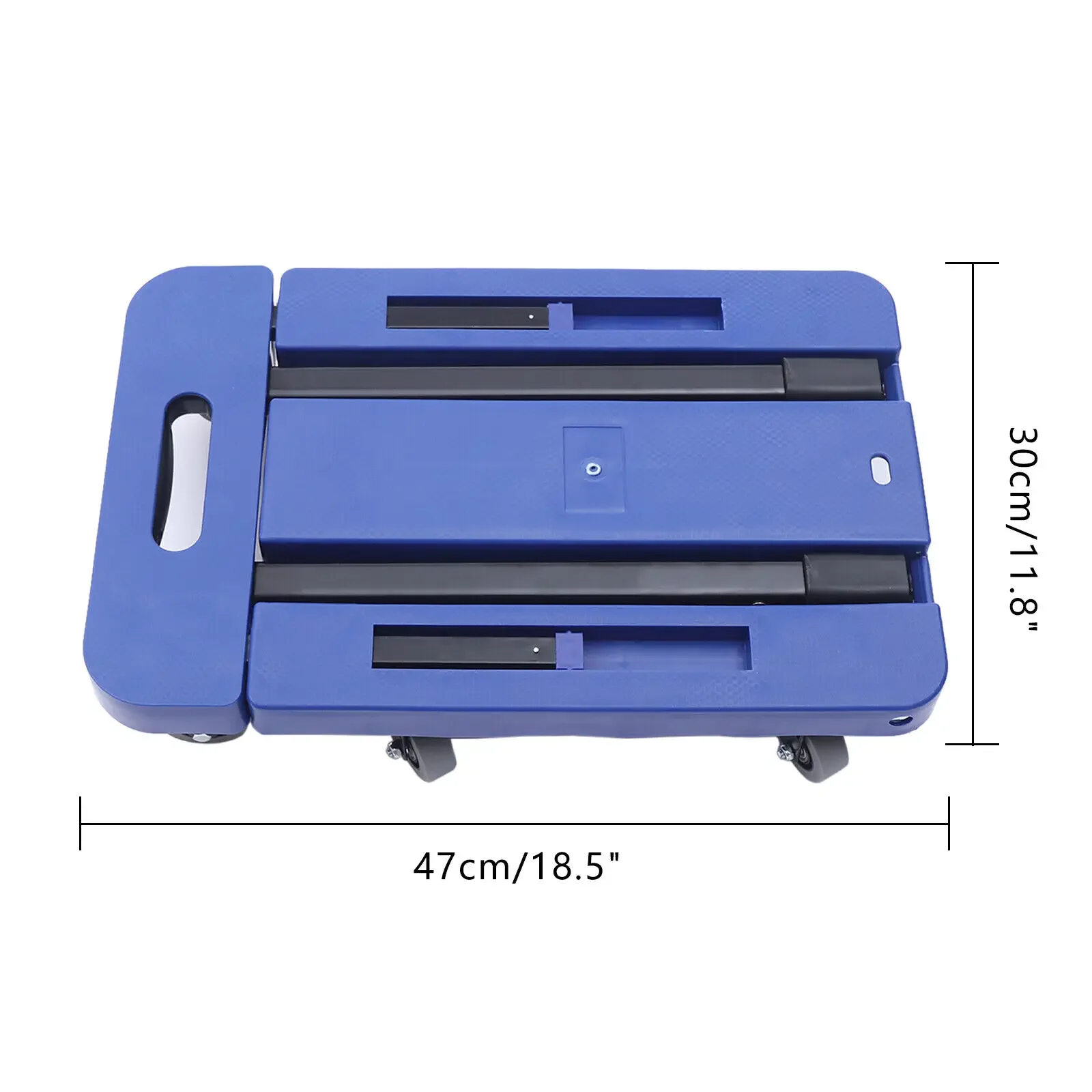 عربة دوللي قابلة للطي بوزن 220 رطل - شاحنة دفع يدوية محمولة قابلة للطي