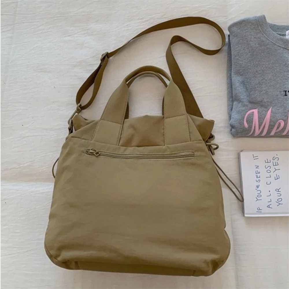 

Fashion Casual Tote Bag Large Capacity Multifunctional Crossbody Bag Nylon Handbag Women