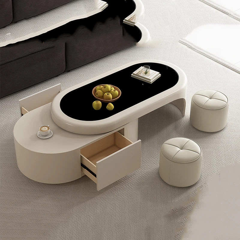 Computer Writing Coffee Table Space Saving Standing Cheap Clear Side Table Photo Album Transform Couchtisch Salon Furniture