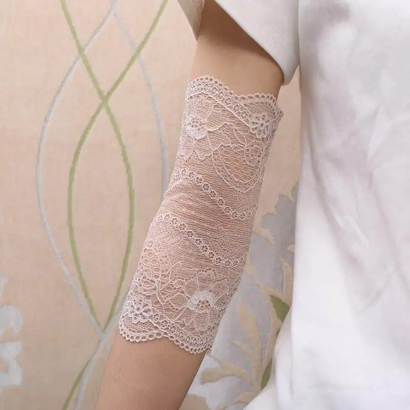 

Summer Lace Bracelet Scar Covering Sleeve Women's Thin Ice Silk Arm Covering Bracelet Fashionable Scar Concealing Accessory