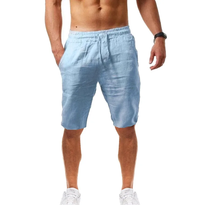 2023 Summer New Style Men\'s Casual Sports Cotton and Linen Comfortable Fashion Shorts Cool Shorts for Men  카고반바지 남성용