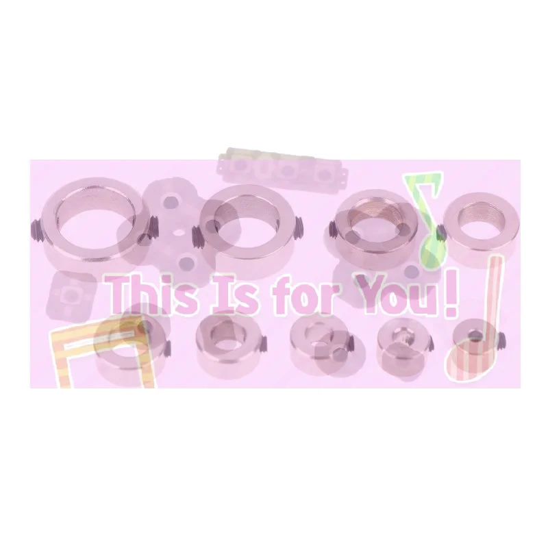 【MA】10Pcs Lead Screw 304 Stainless Lock Collar Block Ring Axis Sleeve Bore 2/3/4/5/6/7/8/10/12mm For DIY 3D Printer CNC Router