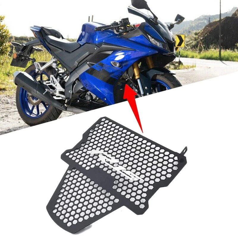 Motorcycle Radiator Guard Grille Protection Water Tank Net Oil Cooler Cover for YAMAHA YZF R15 V3 V3.0 VVA