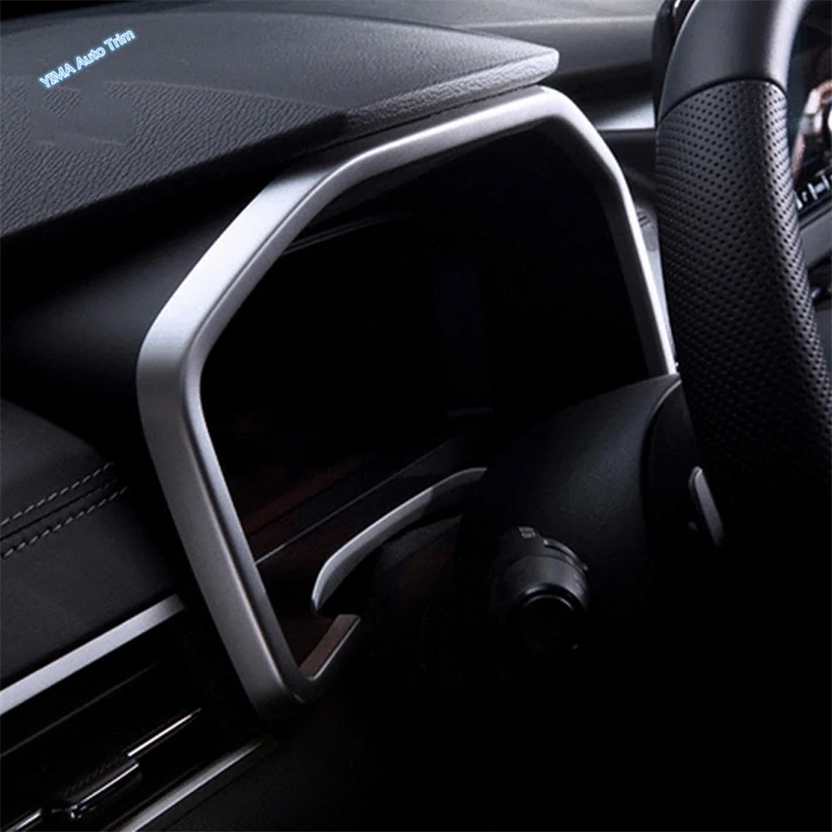 

LHD Auto Dashboard Instrument Panel Screen Decoration Frame Cover Trim Fit For Mitsubishi Outlander 2023 - 2025 Accessories